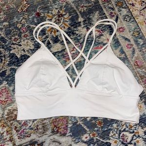 White lululemon bra